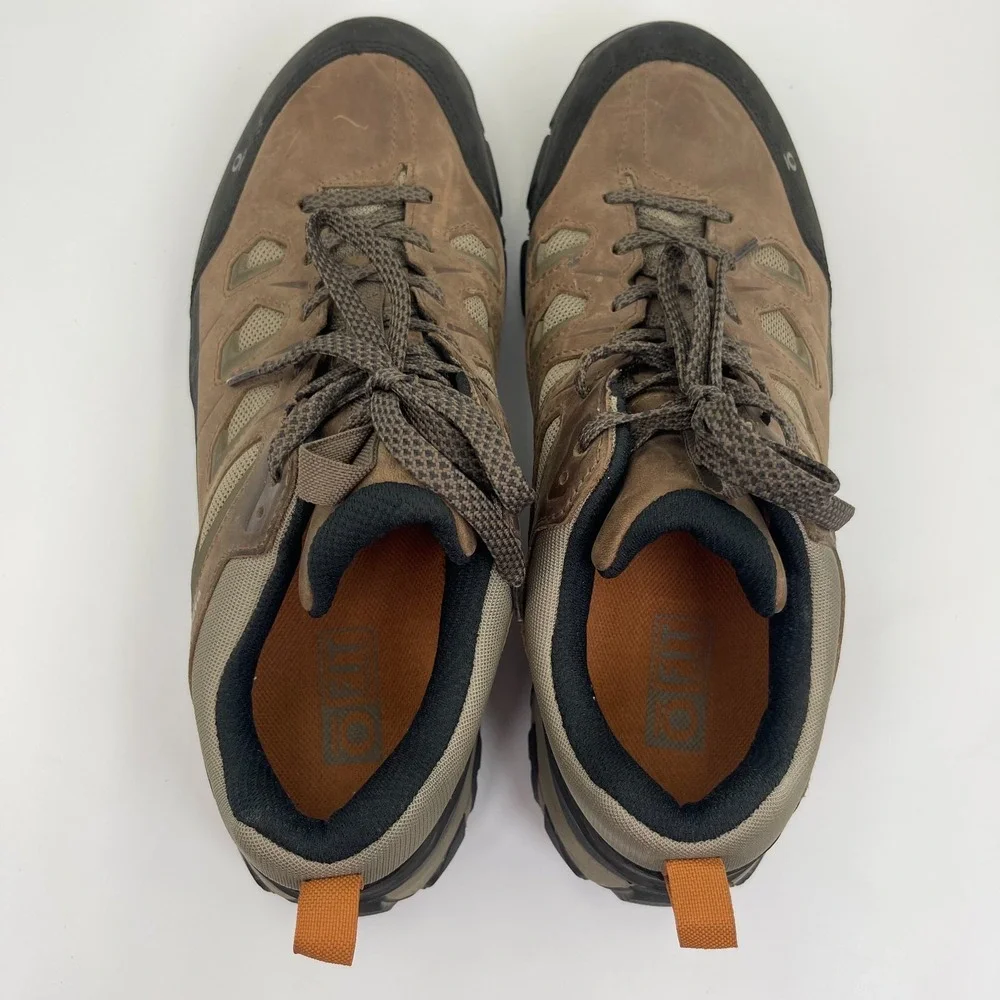 Oboz Sawtooth X Low B-Dry Hiking Shoes Mens Size 11 Wide Trail Nubuck Waterproof